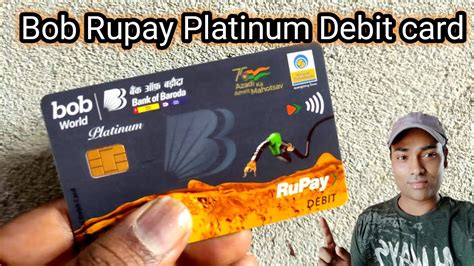 bob rupay platinum di contactless debit card annual charges|RuPay platinum debit card.